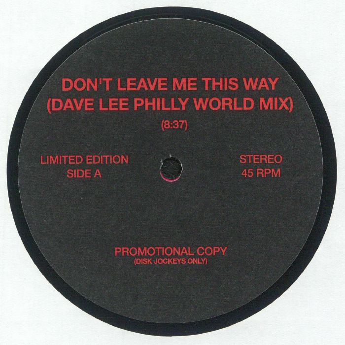 Harold Melvin/DON'T LEAVE (DAVE LEE) 12