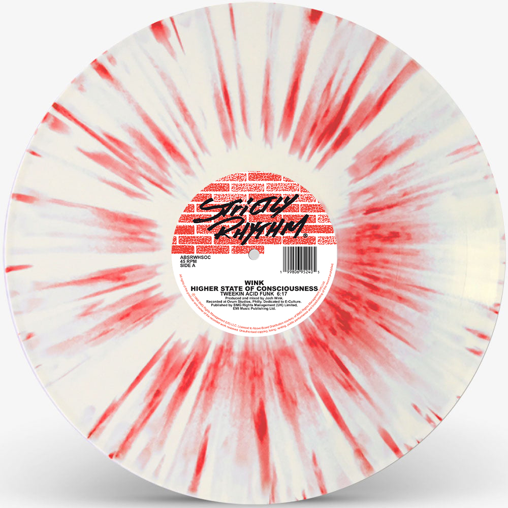 Wink/HIGHER STATE OF CONSCIOUSNESS (RED & WHITE SPLATTER VINYL) 12