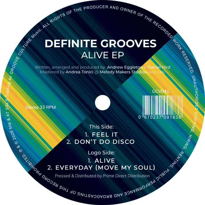 Definite Grooves/ALIVE EP 12