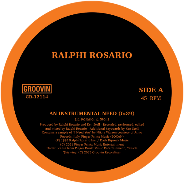 Ralphi Rosario/AN INSTRUMENTAL NEED 12