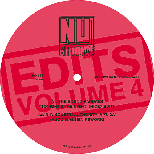 Various/NU GROOVE EDITS VOL 4 12