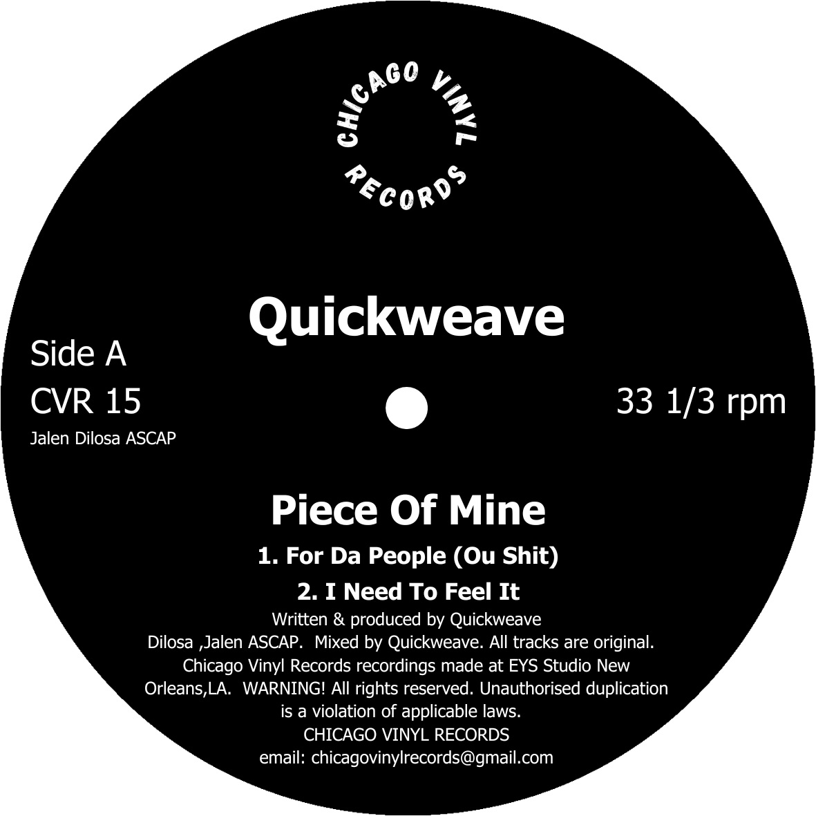 Quickweave/PIECE OF MINE 12