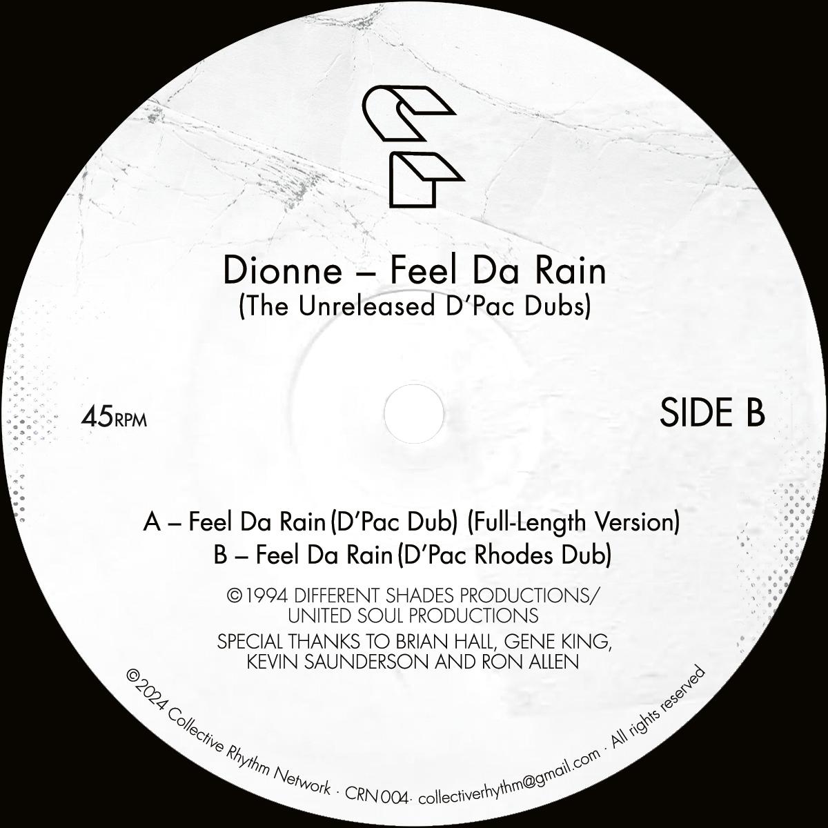 Dionne/FEEL DA RAIN (D'PAC DUBS) 12