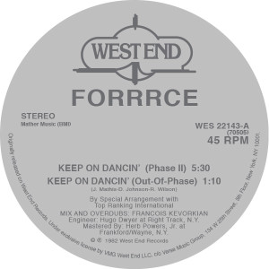 Forrrce/KEEP ON DANCIN' 12"