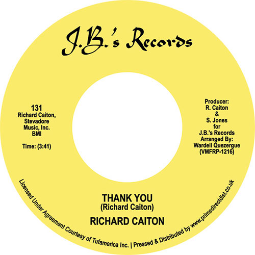 Richard Caiton/THANK YOU 7"