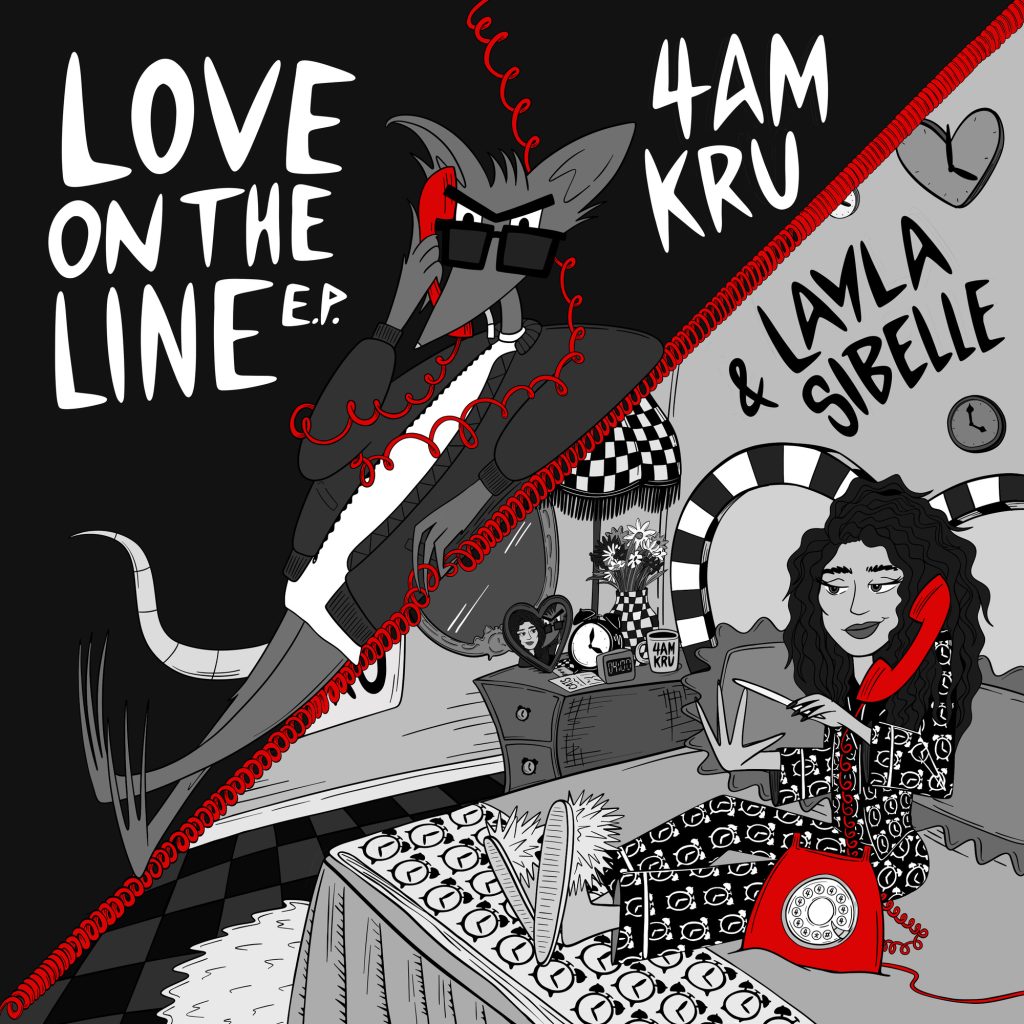 4am Kru & Layla Sibelle/LOVE ON THE LINE EP 12"