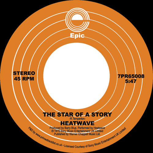 Heatwave/THE STAR OF A STORY 7"
