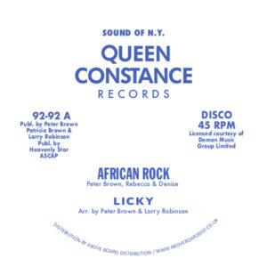 Licky/AFRICAN ROCK 12"