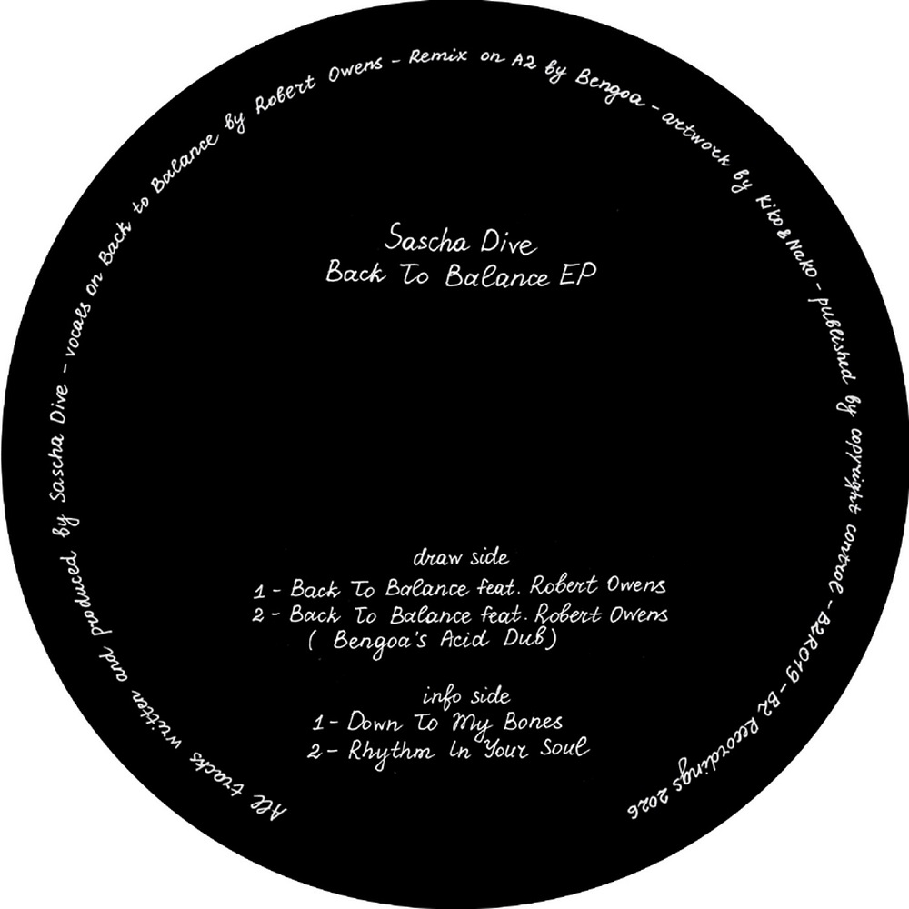Sascha Dive/BACK TO BALANCE 12"