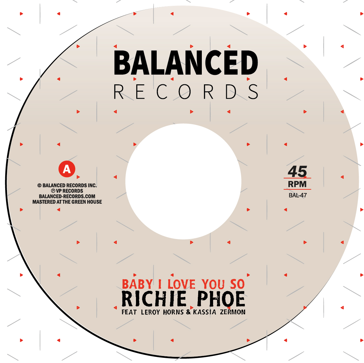Richie Phoe/BABY I LOVE YOU SO 7"