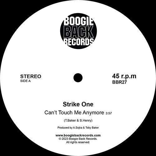 Strike One/CAN'T TOUCH ME ANYMORE 7"