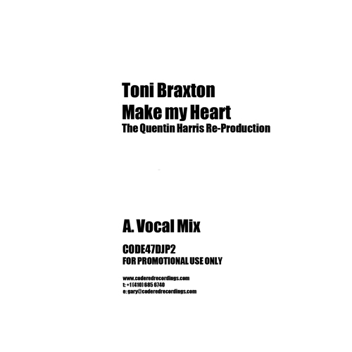 Toni Braxton/MAKE MY HEART REMIX 12"