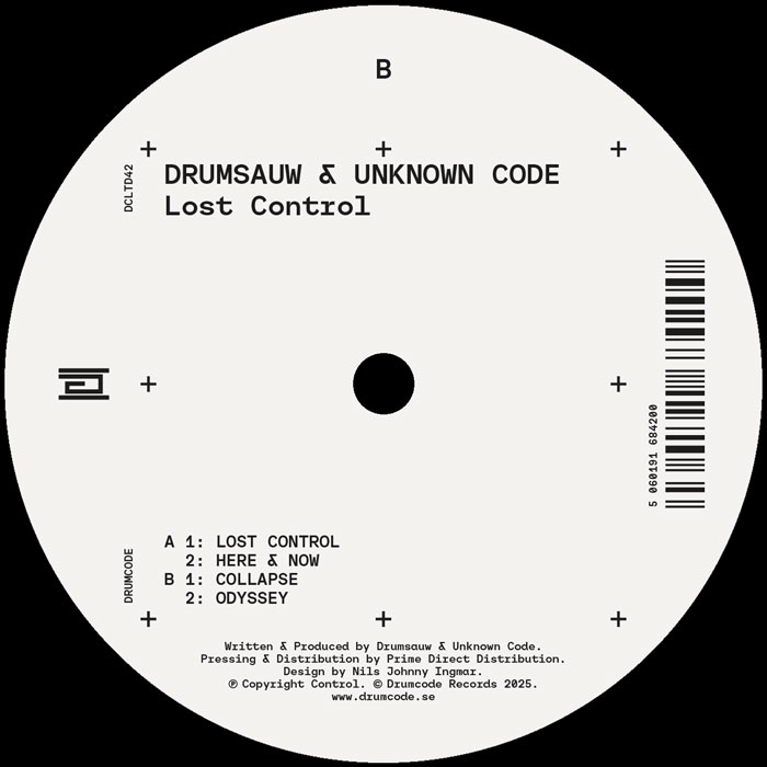 Drumsauw & Unknown Code/LOST CONTROL 12"