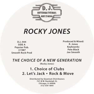Rocky Jones/CHOICE OF A GENERATION 12"