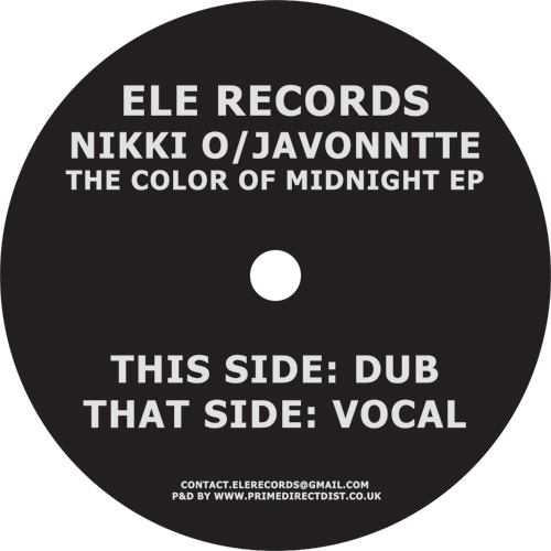 Nikki O & Javonntte/THE COLOR... EP 12"