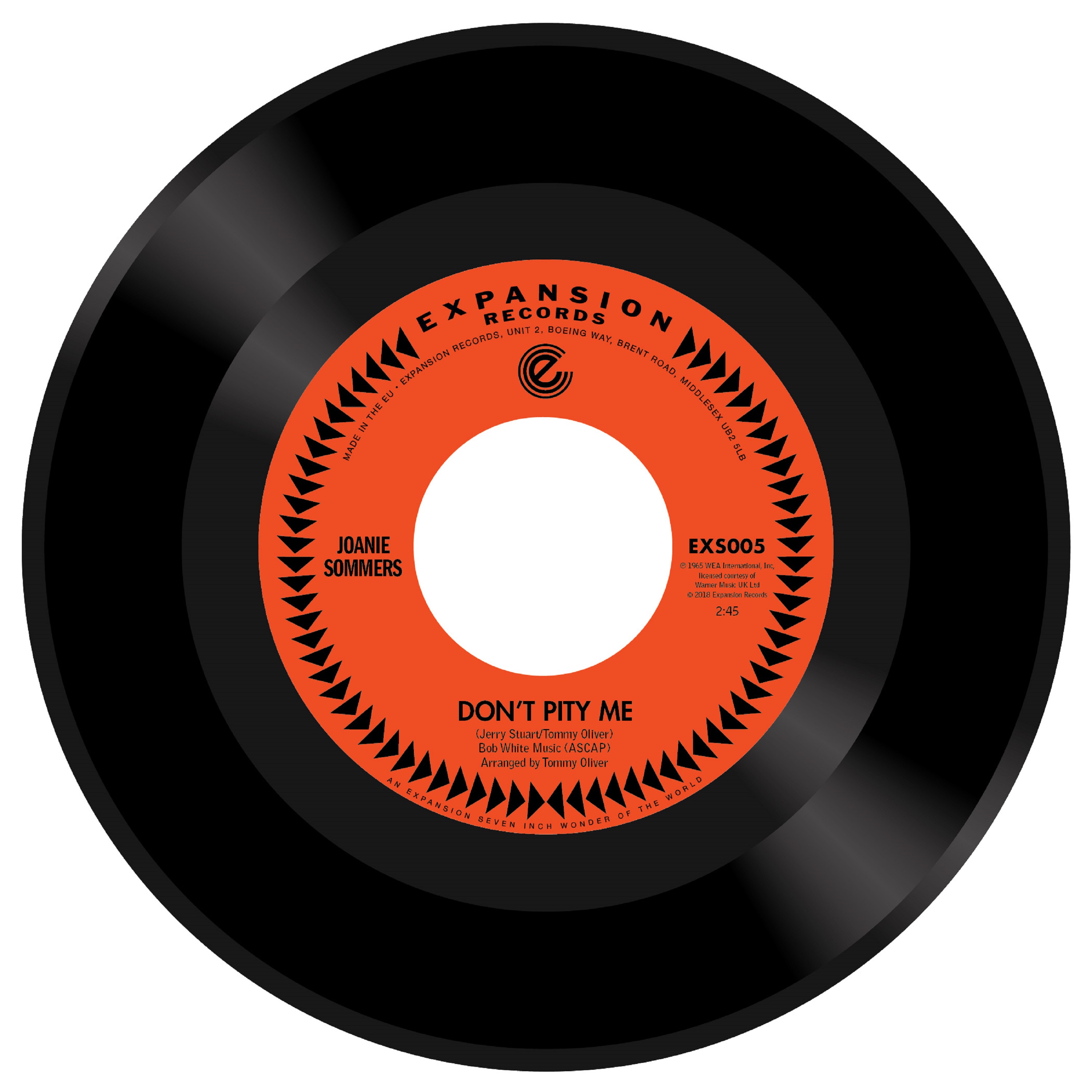 Joanie Sommers/DON'T PITY ME 7"