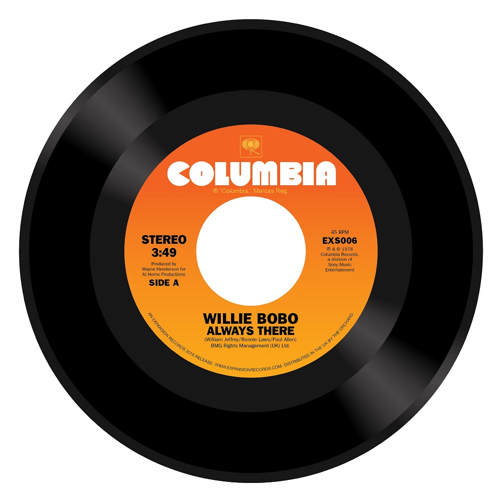 Willie Bobo/ALWAYS THERE & COMING OVR 7"