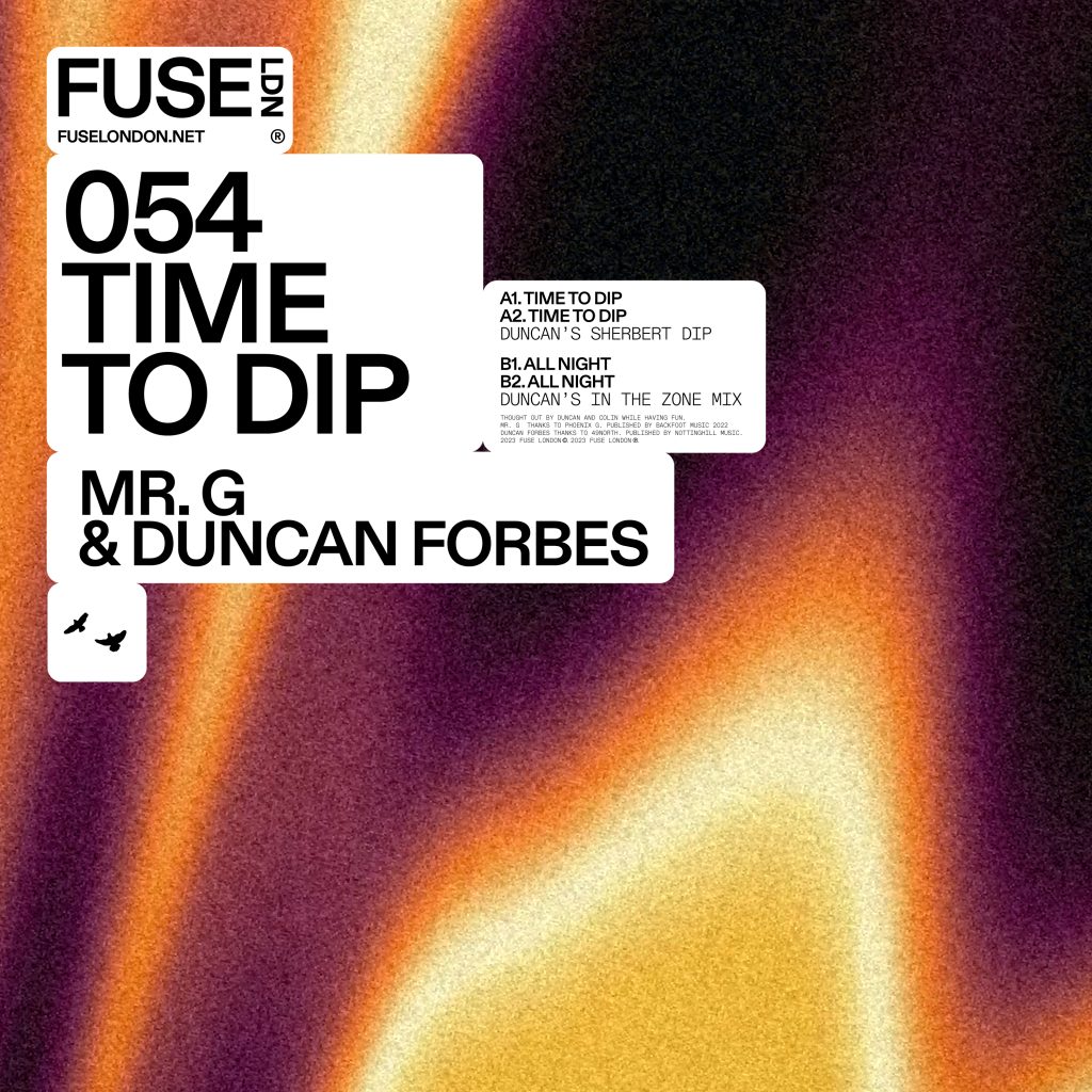Mr. G & Duncan Forbes/TIME TO DIP 12"