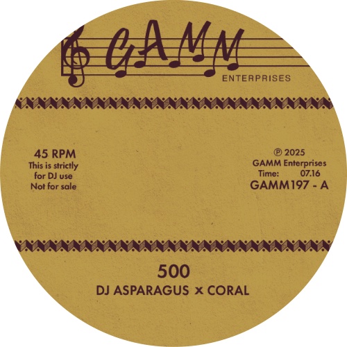 DJ Asparagus/500 12"