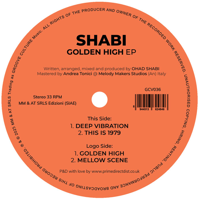 Shabi/GOLDEN HIGH EP 12"