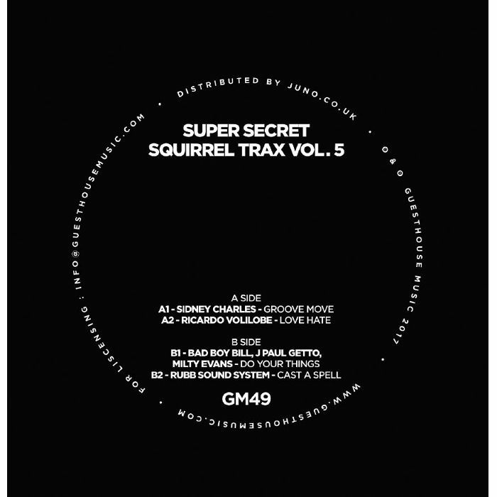 Various/SUPER SECRET SQUIRREL TRX V5 12"