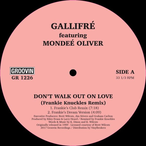 Gallifre/DON'T... (F KNUCKLES REMIX) 12"