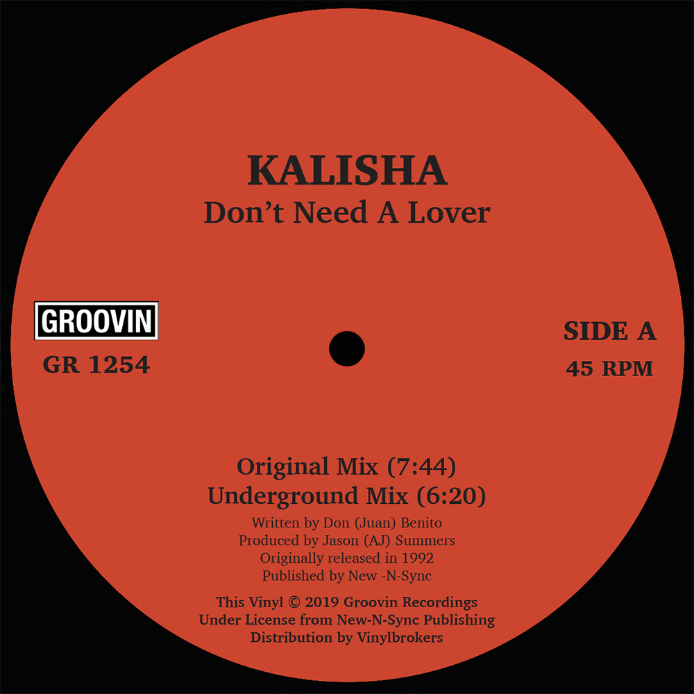 Kalisha/DON'T NEED A LOVER 12"