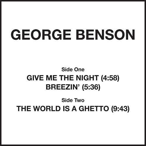 George Benson/GIVE ME THE NIGHT 12"