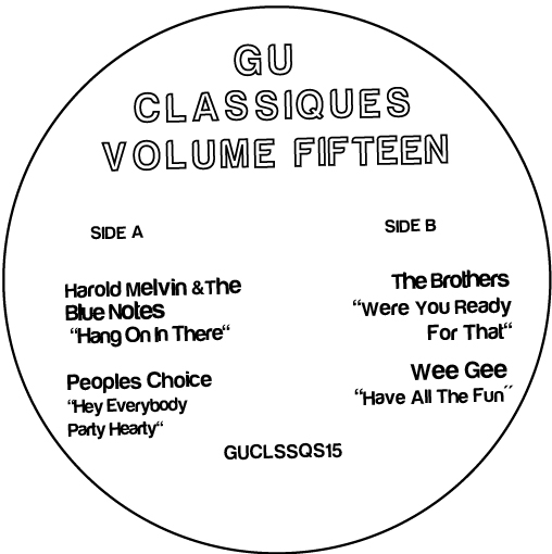 Glenn Underground/CLASSIQUES VOL. 15 12"