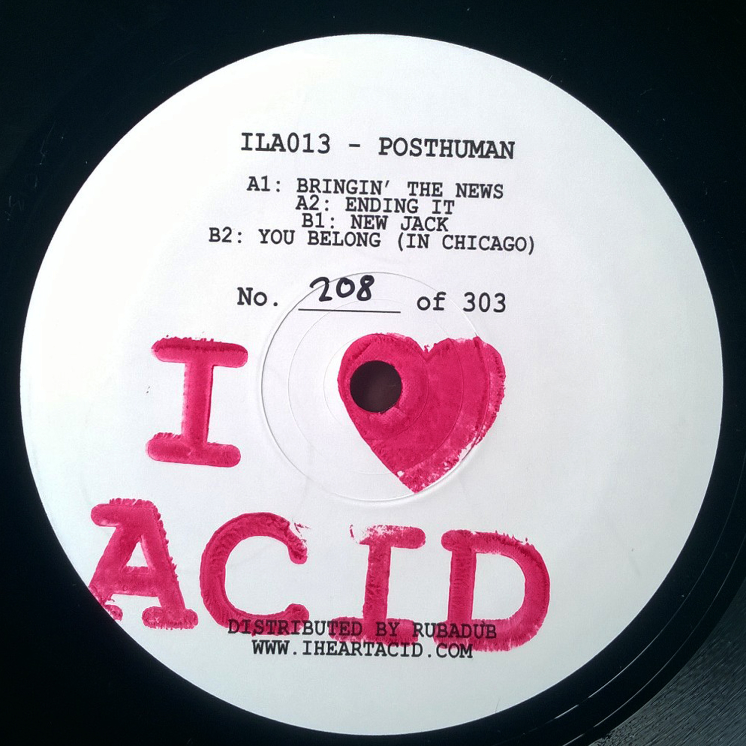 Posthuman/I LOVE ACID 013 12"