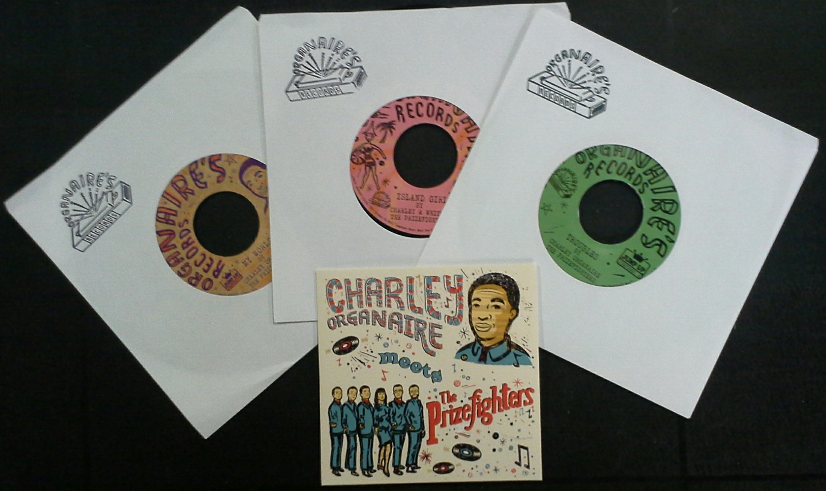 Charley Organaire/EXTRAORDINAIRE 3x7"+CD