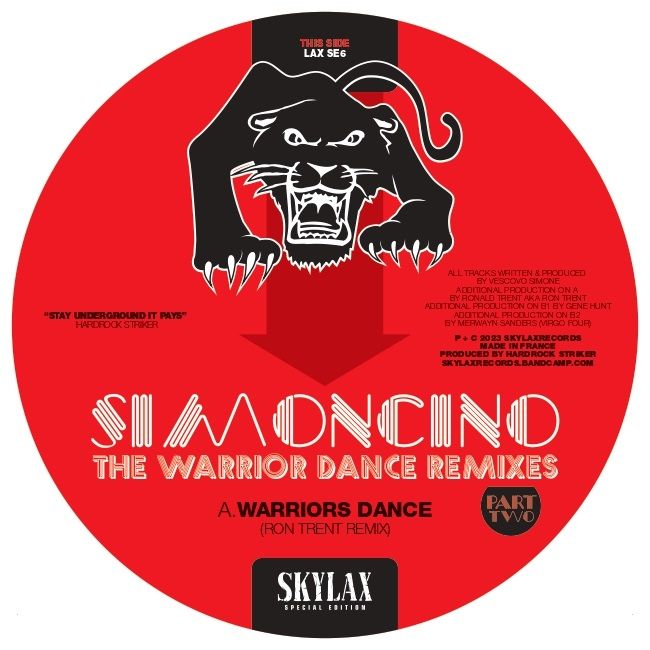 Simoncino/WARRIOR DANCE REMIXES PT 2 12"