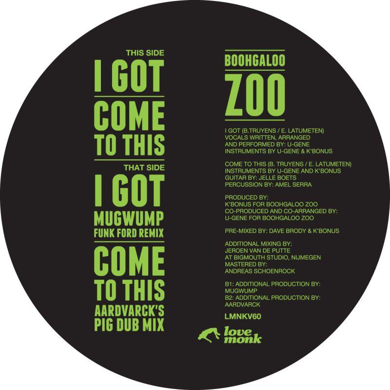 Boohgaloo Zoo/I GOT 12"