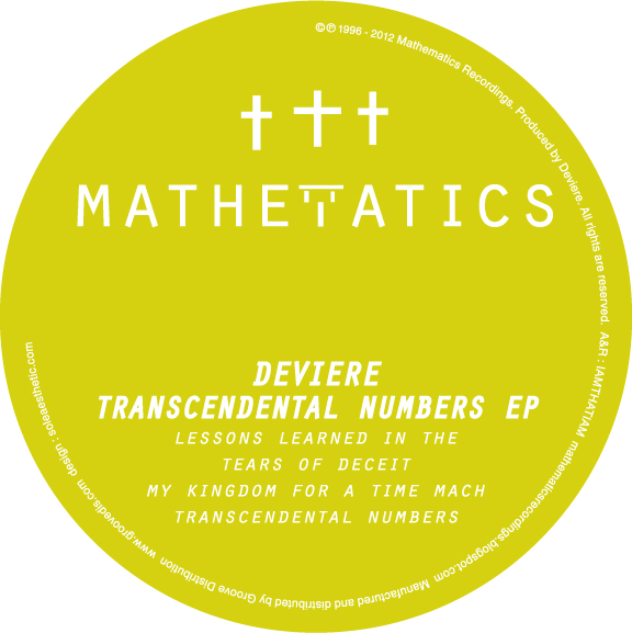 Deviere/TRANSCENDENTAL NUMBERS EP 12"