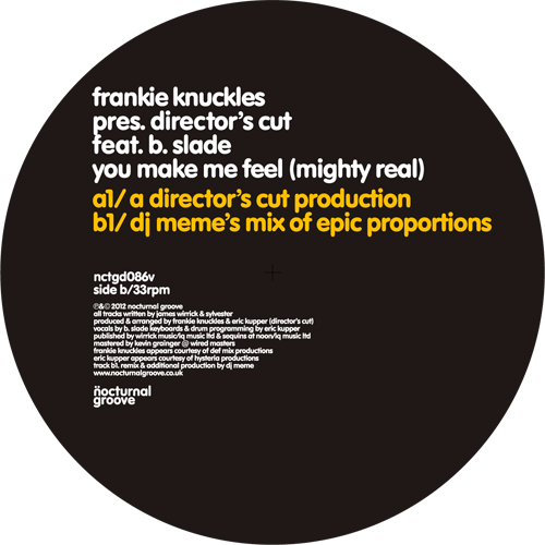 Frankie Knuckles/YOU MAKE - DJ MEME 12"
