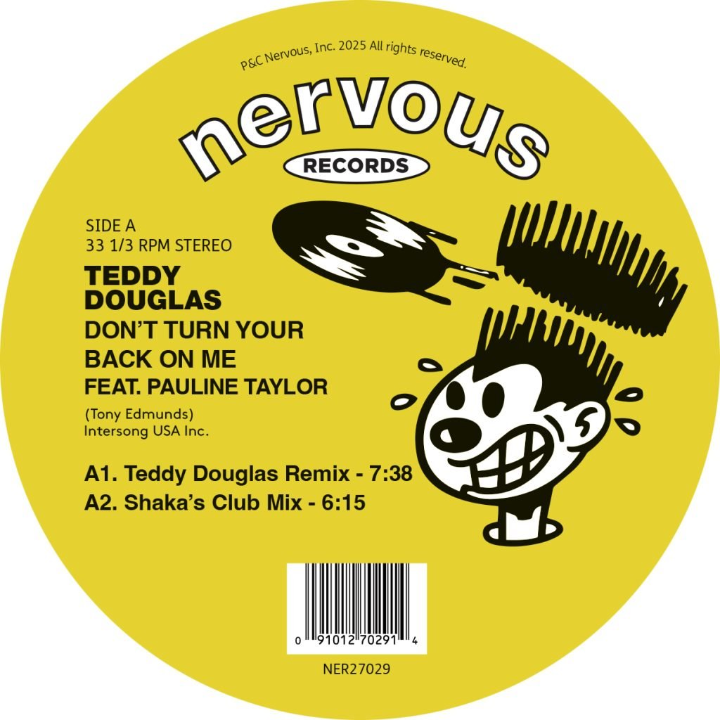 Teddy Douglas/DON'T TURN YOUR BACK ON ME 12"