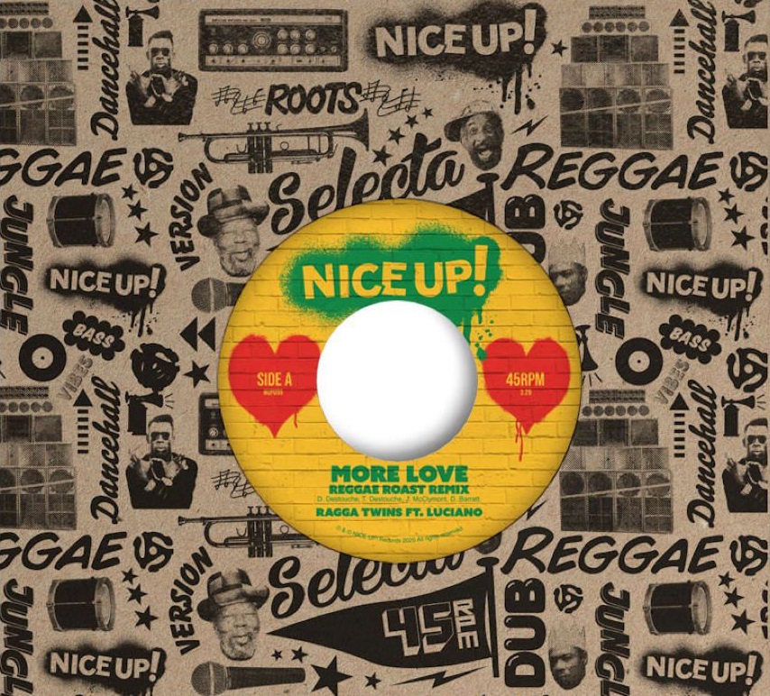 Ragga Twins & Luciano/MORE LOVE (REGGAE ROAST REMIX) 7" Ragga Twins & Luciano/MORE LOVE (REGGAE ROAST REMIX) 7"