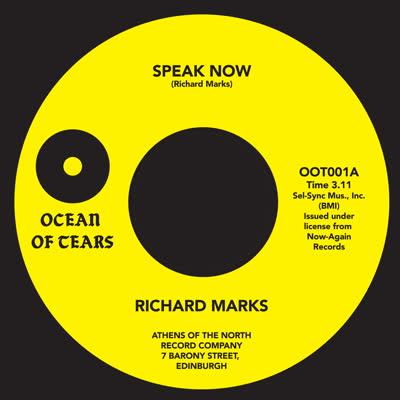 Richard Marks/SPEAK NOW 7"