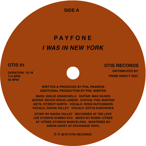 Payfone/I WAS IN NEW YORK 12"