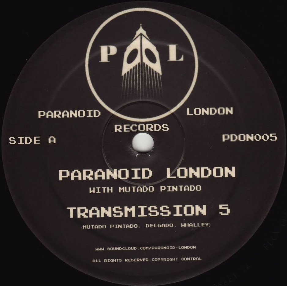 Paranoid London/TRANSMISSION 5 12"