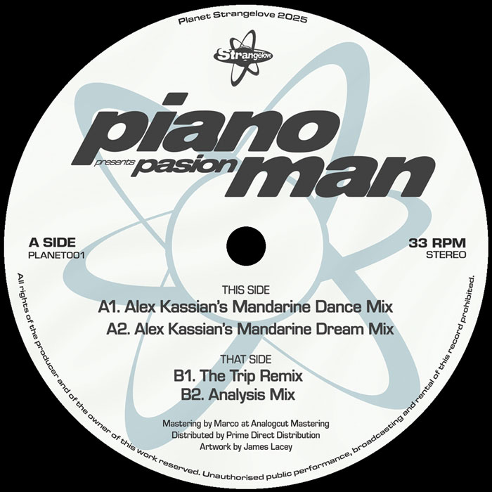 Pianoman/PASION (ALEX KASSIAN RMX'S) 12"