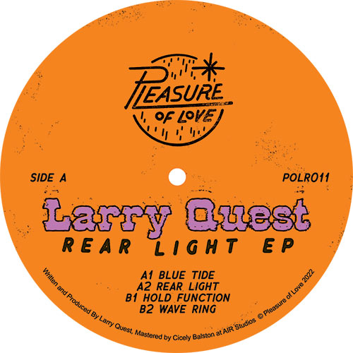 Larry Quest/REAR LIGHT EP 12"