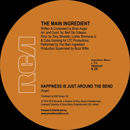 Main Ingredient/HAPPINESS IS JUST... 12"