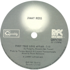 Jimmy Ross/FIRST TRUE LOVE AFFAIR 12"
