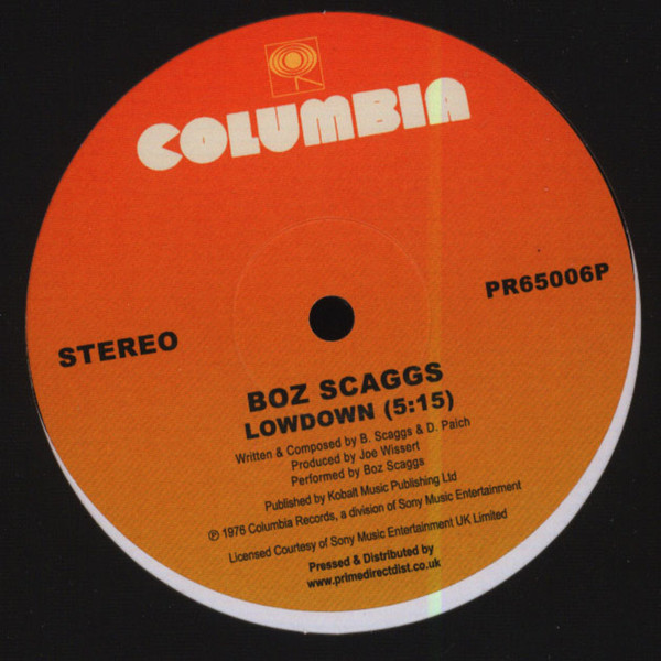 Boz Scaggs/LOWDOWN 12"