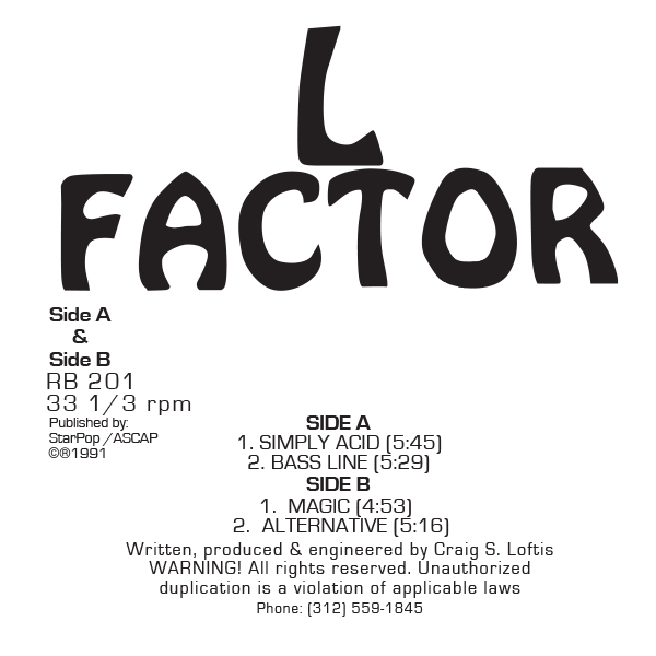 L Factor/SIMPLY ACID 12"
