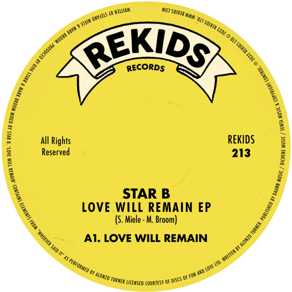 Star B/LOVE WILL REMAIN 12"