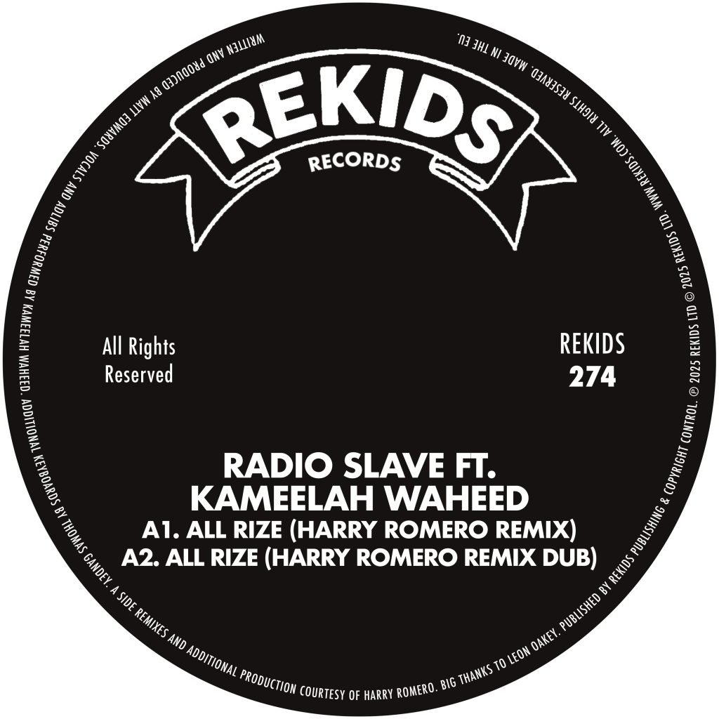 Radio Slave/ALL RIZE (REMIXES) 12"