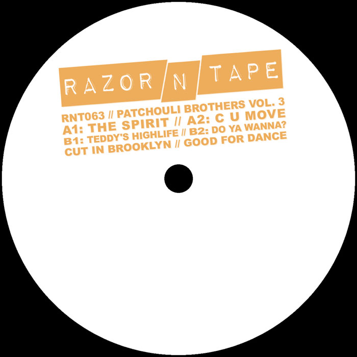 Patchouli Bros/RAZOR-N-TAPE EDITS #3 12"