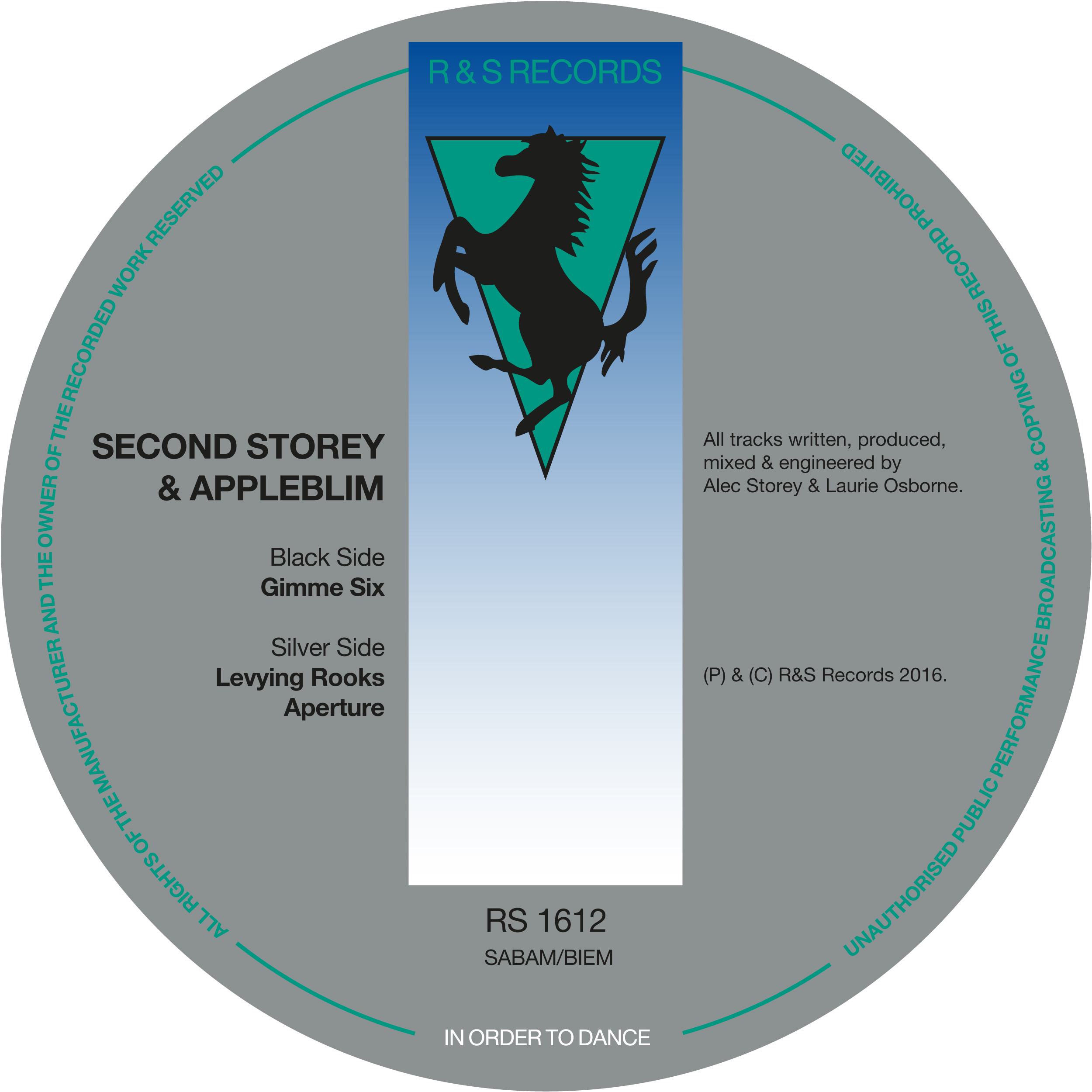 Second Storey & Appleblim/GIMME SIX 12"